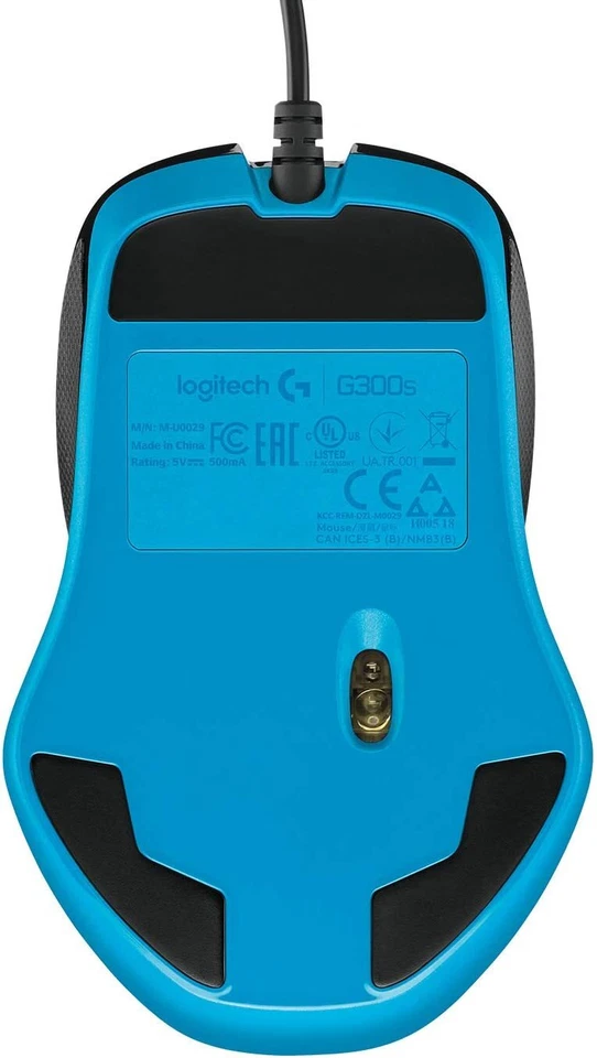 Logitech G300s Optical Ambidextrous Gaming Mouse – 9 Programmable Buttons, - Image 3 of 4