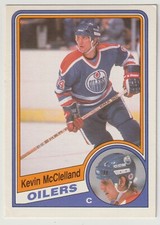1984-85 OPC Kevin McClelland Rookie Card #253 Edmonton Oilers