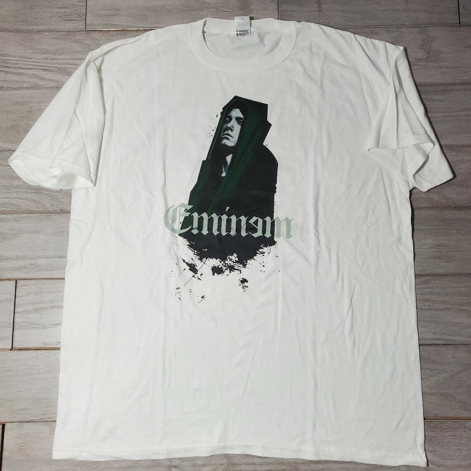 Eminem Anger Management Tour White T Shirt Rap Hiphop XXL Vintage Shady Records