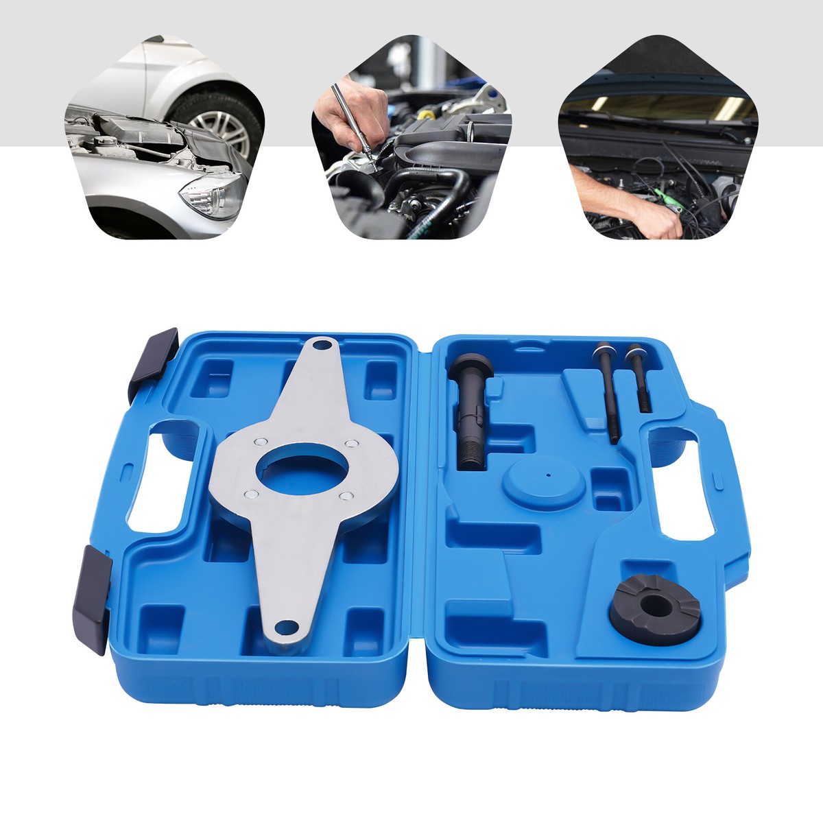 T10531 Vibration Damper Holding Tool Crankshaft Pulley Removal for