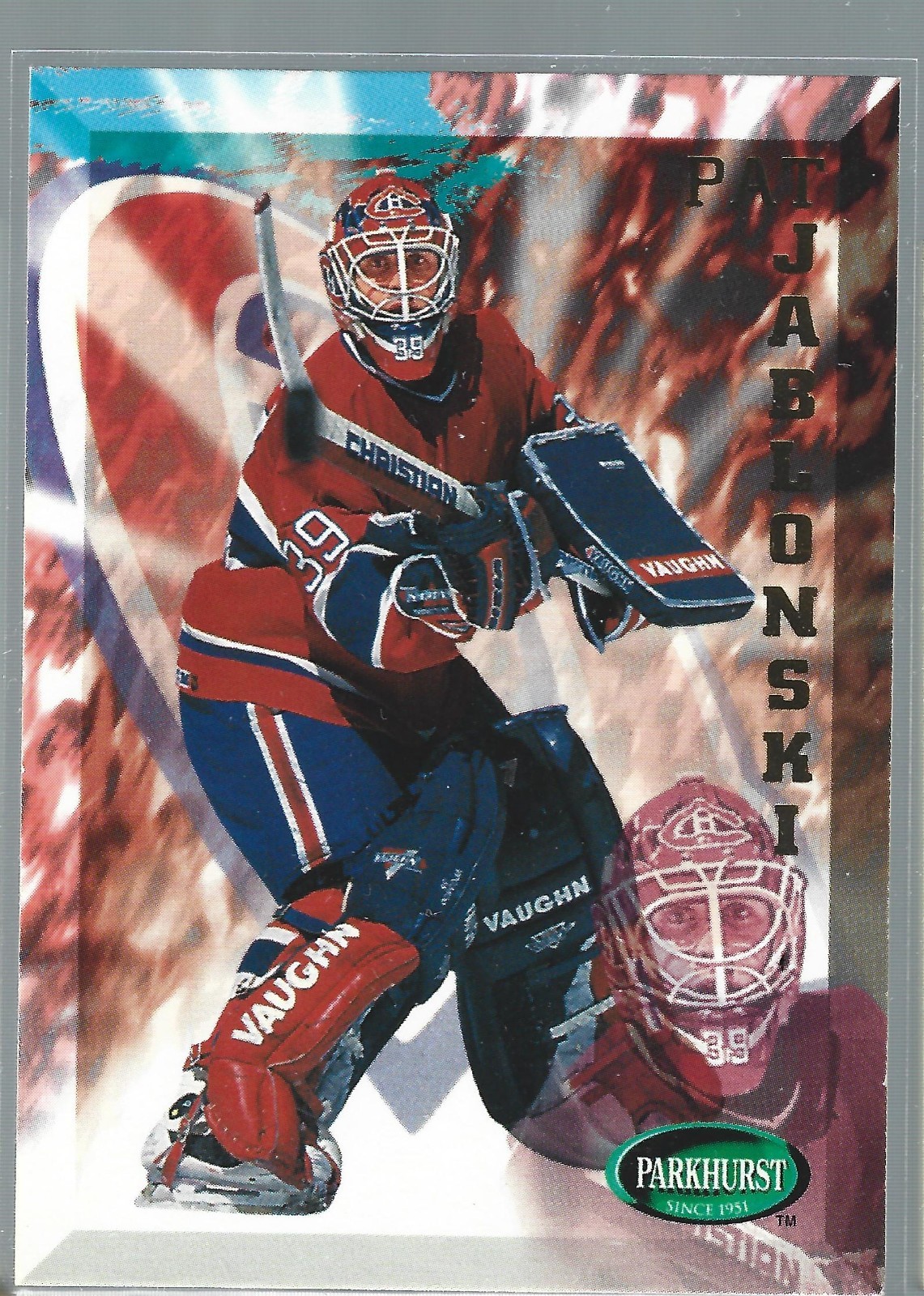 1995-96 Parkhurst International - Pat Jablonski #386 Montreal Canadiens