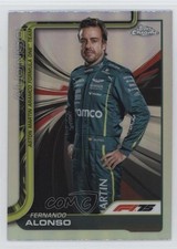 2025 Topps Chrome Formula 1 F1 Drivers Refractor Fernando Alonso #9 16n5