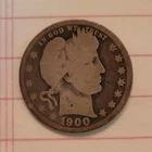 1900 Barber Quarter Silver 25C US Coin Circulated