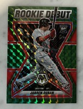 2022 Panini Mosaic - Rookie Debut Jarren Duran #RD-1 Green Mosaic Prizm (RC)