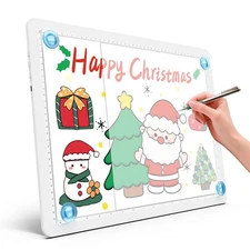 Rechargeable A4 Tracing Light Box,9000 Lux Bright Magnetic Light pad, Wireles...