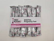 12 FIRST RESPONSE PREGNANCY DIGITAL PREGNANCY TESTS EXP 07/27 SEALED MR 1221