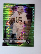 2024 Prizm Neon Green Pulsar Prizm #148 Gardner Minshew Raiders SP RARE HIT