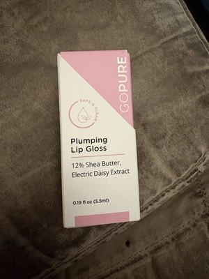 GoPure Plumping Lip Gloss 0.19 fl oz (5.5ml) New In Box Exp 8/2027