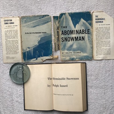 THE ABOMINABLE SNOWMAN by RALPH IZZARD/ 1ST ED. 1955, 24 Black & White pics RARE