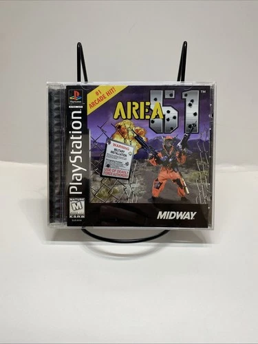 Area 51 (PS1 PlayStation 1) Complete W/ Manual - Tested & Works