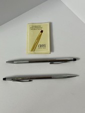 Vintage 1970s Cross Classic Century Collection Engraved Pen And Pencil Set