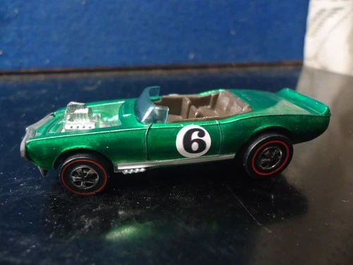 Vintage 1968 Mattel Hot Wheels Redline Green Light My Firebird  *FREE SHIPPING*