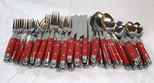 Cambridge Silversmiths Jubilee RED Flatware L...