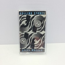 Rolling Stones- Steel Wheels- 1989 Cassette Album CBS Records USA Rock Pop Rock