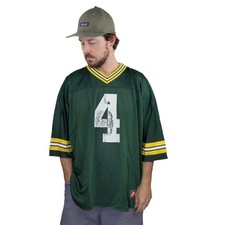 Vtg 1997 Nike Green Bay Packers Brett Favre #4 Jersey Mens 48 XL Green NFL Rare