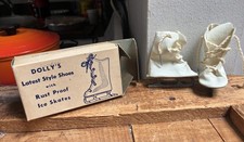 Vintage Dolly's Ice Skates W/Original Box