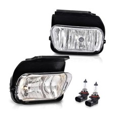 Fog Lights Pair Compatible 2003-2006 Chevy Silverado 1500 2500 3500 - Clear