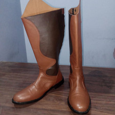 Mens Brown Leather Riding Boots, Customizatio...