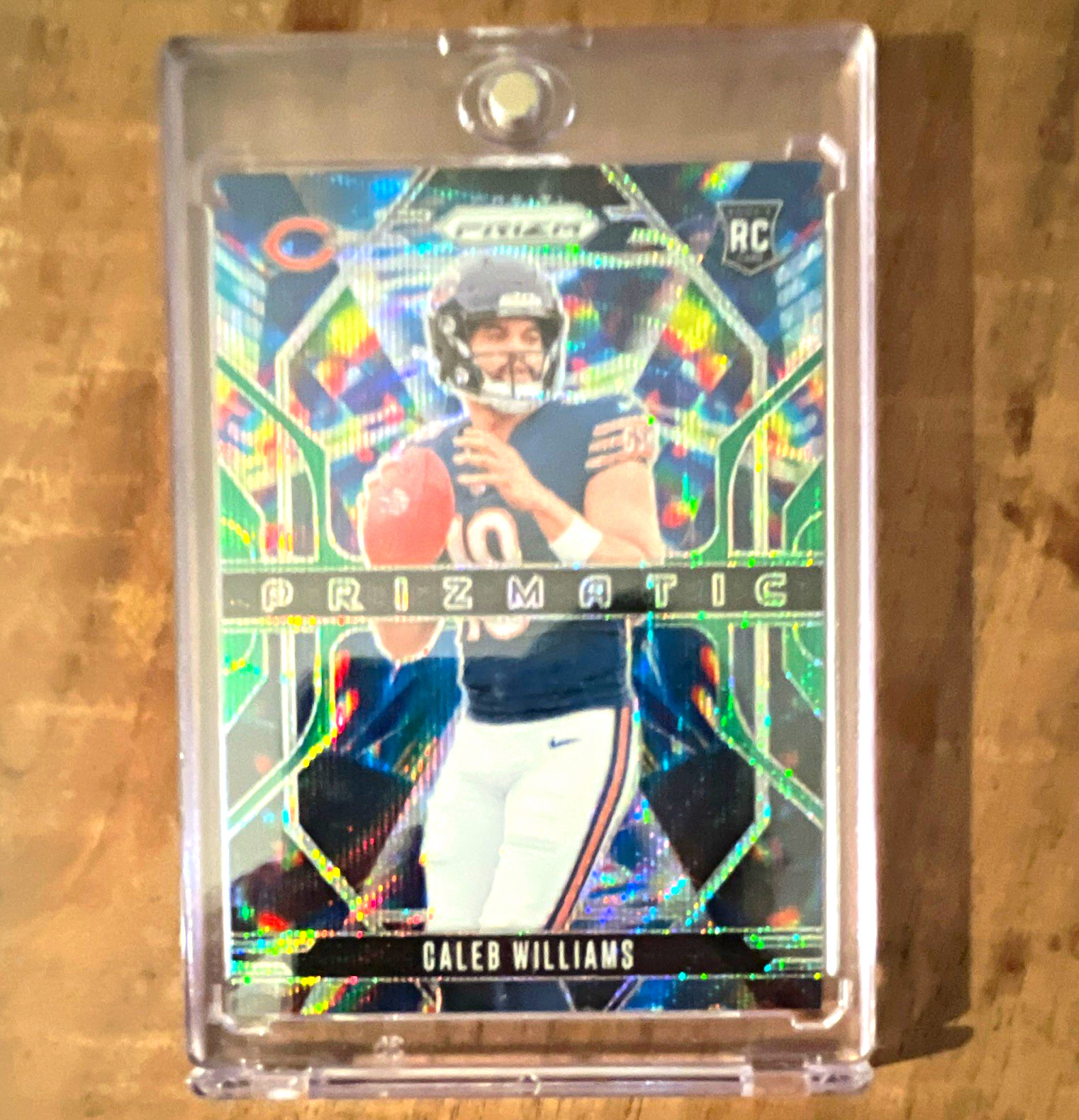 Panini 2024 Prizm Prizmatic Caleb Williams RC #1 Green Wave Prizm Bears