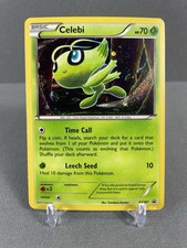CELEBI 2017 POKEMON Black Star Promo COSMOS #XY187 - Mini Swirl NM/LP #1