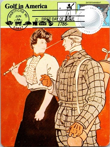 Dr Jim Stamps Maximum Card Golf Usa Forever Fdc