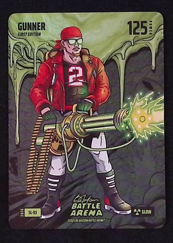 2026 Bo Jackson Battle Arena Slime Gunner Glow SL-93 Card