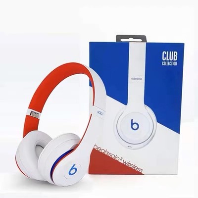 New Sealed Beats Solo3 Wireless On-Ear Headphones Audio - White-Red Color