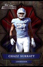 Chazz Surratt 2021 Wild Card Alumination #ABC-57 North Carolina Tar Heels