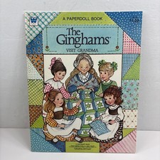 1981 The Ginghams Paperdoll Book  The Ginghams Visit Grandma  Unused Uncut