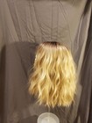16 Inch Wavy Blonde Wig With Dark Roots And Lace U — photo 5