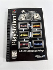 Williams Arcade's Greatest Hits - Long box (PlayStation 1, PS1, 1996) CIB TESTED