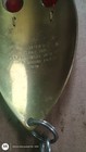 Vintage HERTER'S 5 inch MUSKIE SIZE SPOON WORLDS FINEST SOLID MARINE BRASS FROM — photo 6