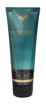 NEW Bath & Body Works Mens Freshwater Ultimate Hydration Body Cream 8 oz