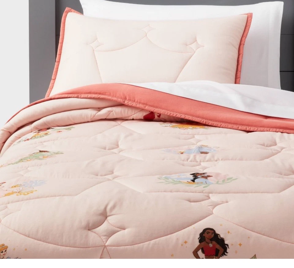 Набор детских одеял и наволочек с персонажами принцесс-близнецов коллекция Disney наволочка - Изображение 4 из 4