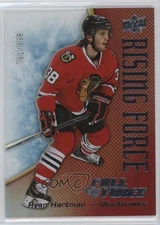 2015-16 Upper Deck Full Force Rising 791/999 Ryan Hartman #RF-RH Rookie RC 0k9w