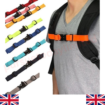 Rucksack Retro Fit Brustgurt Universal Open Loop Rucksack Brustclip UK