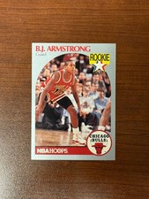 1990 Mint NBA Hoops B.J. Armstrong Rookie Card
