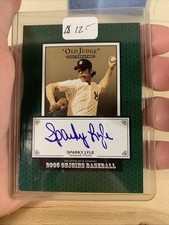 2005 Upper Deck Origins - Old Judge Autographs Sparky Lyle #SL (AU)