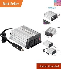 200W Power Inverter DC 12V, Output 110V-120V AC Car Inverter with USB