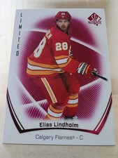 2021-22 SP Authentic Hockey Elias Lindholm # 56 LIMITED RED