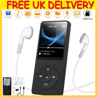 Bluetooth Support 16GB MP3 Lossless Music Player FM Radio Recorder Sport UK