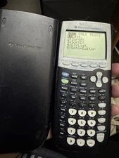 Texas Instruments TI-84 Plus Graphing Calculator W/Cover ~ Tested / Works