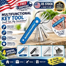 21-in-1 Locksmith Pick Tool Set Portable Foldable Lock Pick Tools Kit 8.5cm