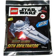 LEGO Star Wars Darth Maul's Sith Infiltrator Foil Bag 912058 (SEALED)