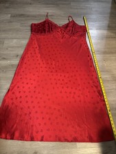 Vintage Jaclyn Smith Red Heart Evening Wear Sz 4X Teddy Slip Sissy Evening NWOT