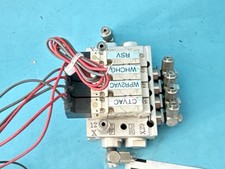 Lot of 4 SMC VQZ115Y-5G-CP Pneumatic Solenoid Valves 12VDC Made in Japan