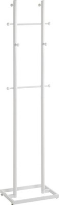 HAKU Garderobenständer Metall Kleiderständer modern weiß Flur platzsparend 175cm