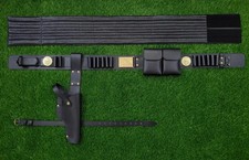 Mandalorian Book of Boba Fett Leather Belt with Gun Holster  Pouch - Star Wars