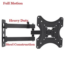 FULL MOTION Corner TILT SWIVEL LED LCD TV WALL MOUNT BRACKET 26" 32 37 39 40 50"
