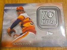 2021 Topps - Topps 70th Anniversary Manufactured Logo Patches Nolan Ryan #70